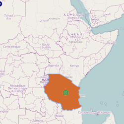 Map of  Tanzania  