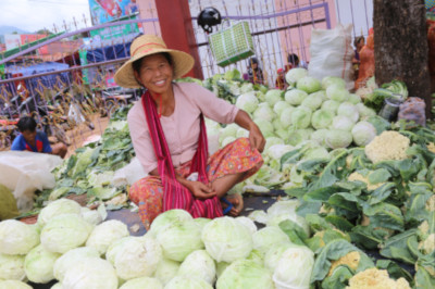 Market scene